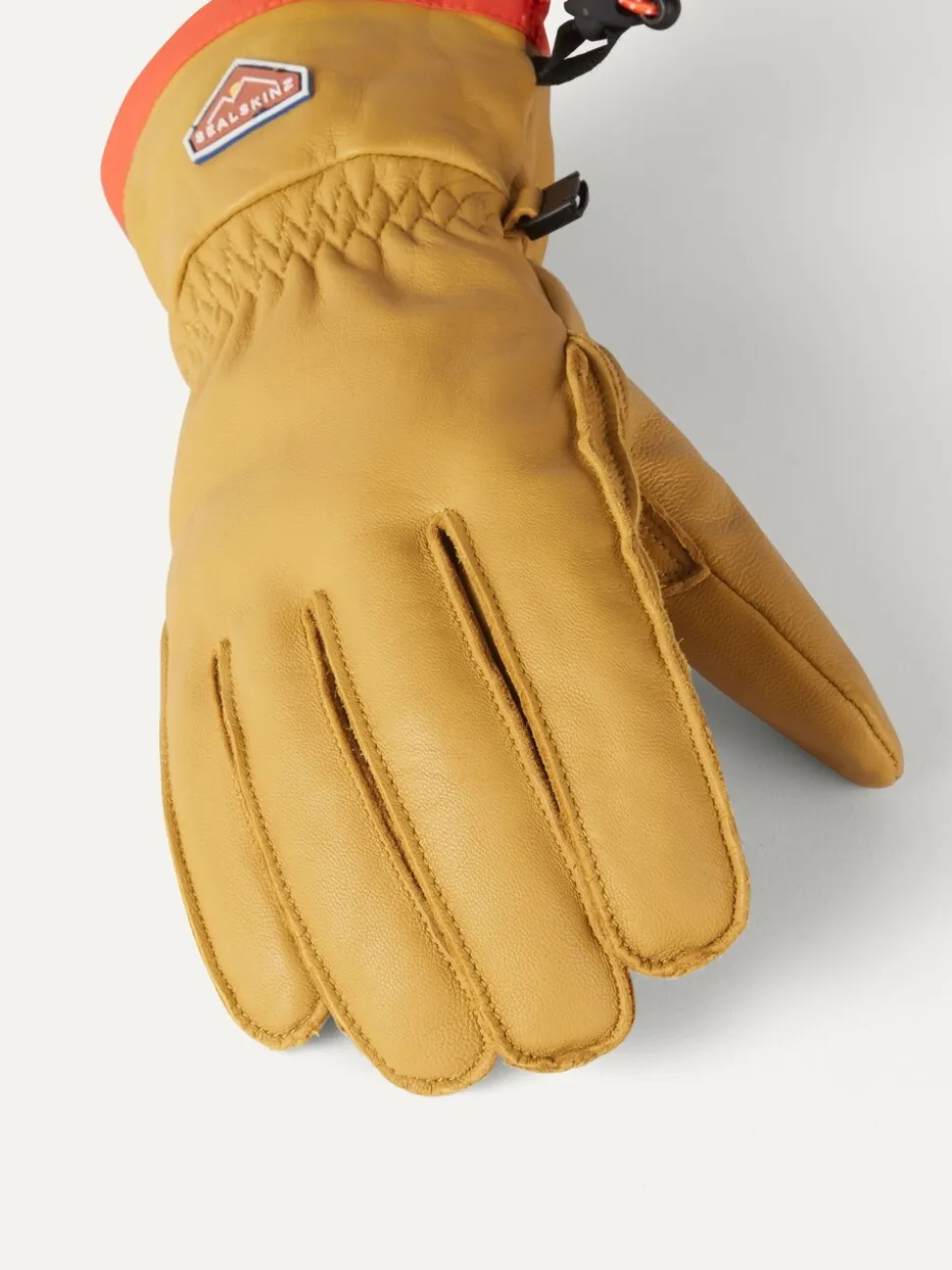 Sealskinz Westfield Waterproof Leather Hiking Brown Gloves with Fusion Control