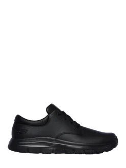 Skechers Black Mens Flex Advantage Fourche Slip Resistant Work Shoes