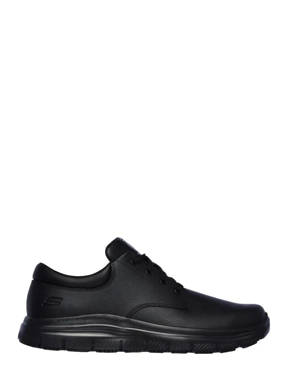 Skechers Black Mens Flex Advantage Fourche Slip Resistant Work Shoes