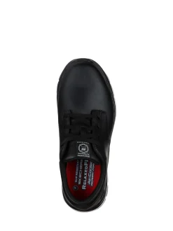 Skechers Black Mens Flex Advantage Fourche Slip Resistant Work Shoes