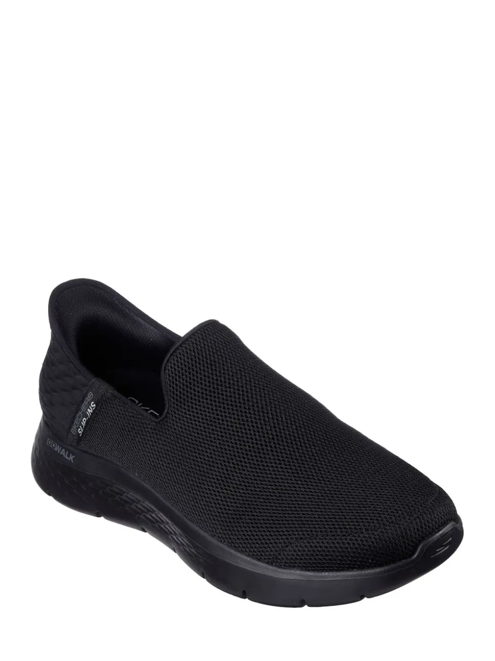 Skechers Black Mens Go Walk Slip In Trainers