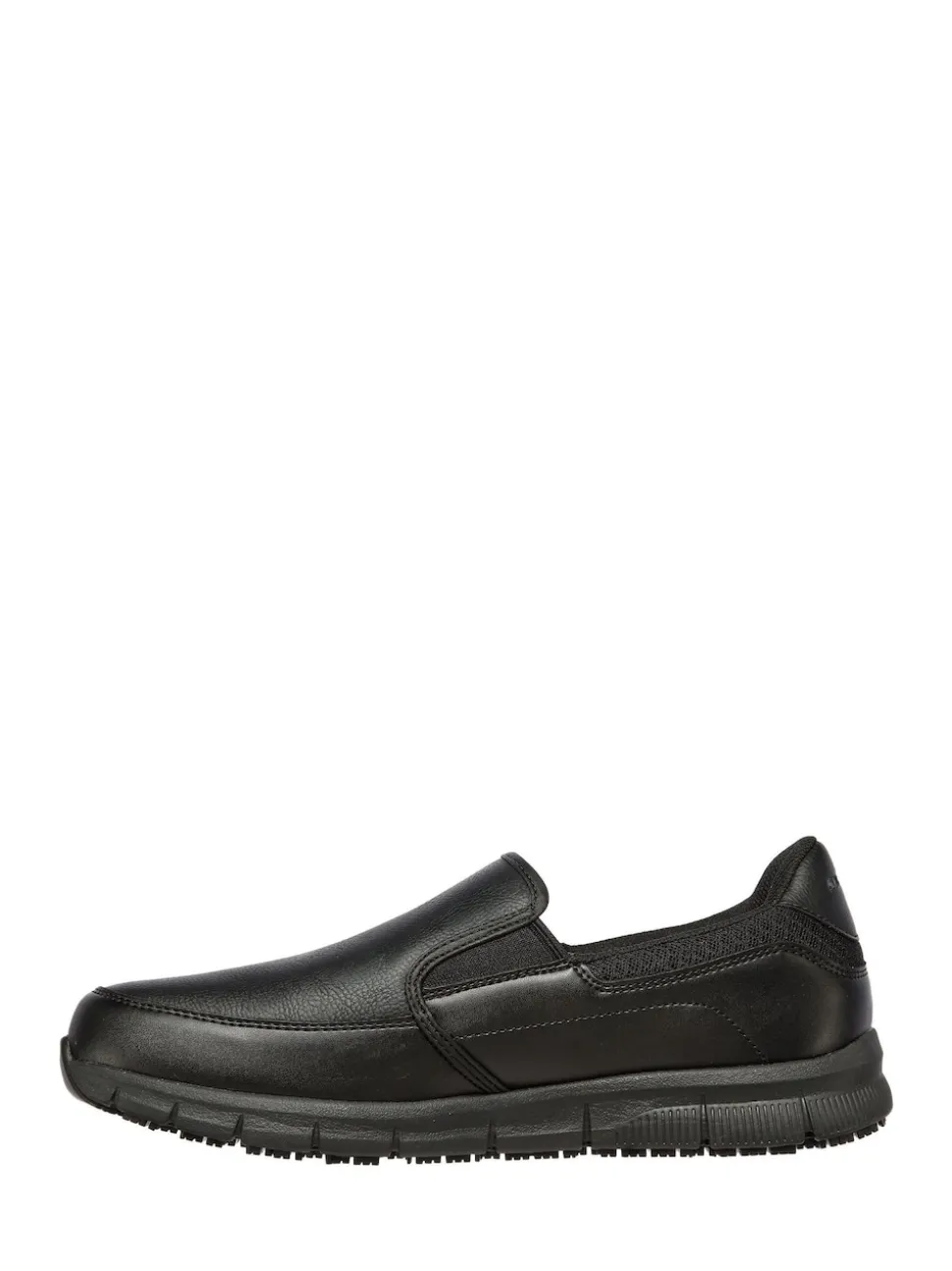 Skechers Black Mens Nampa Groton Resistant Slip On Shoes