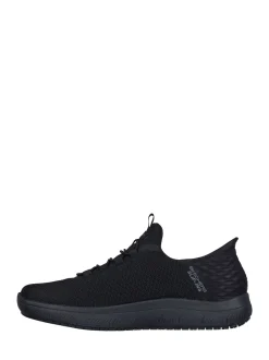 Skechers Black Mens Resistant Slip In Summits Trainers