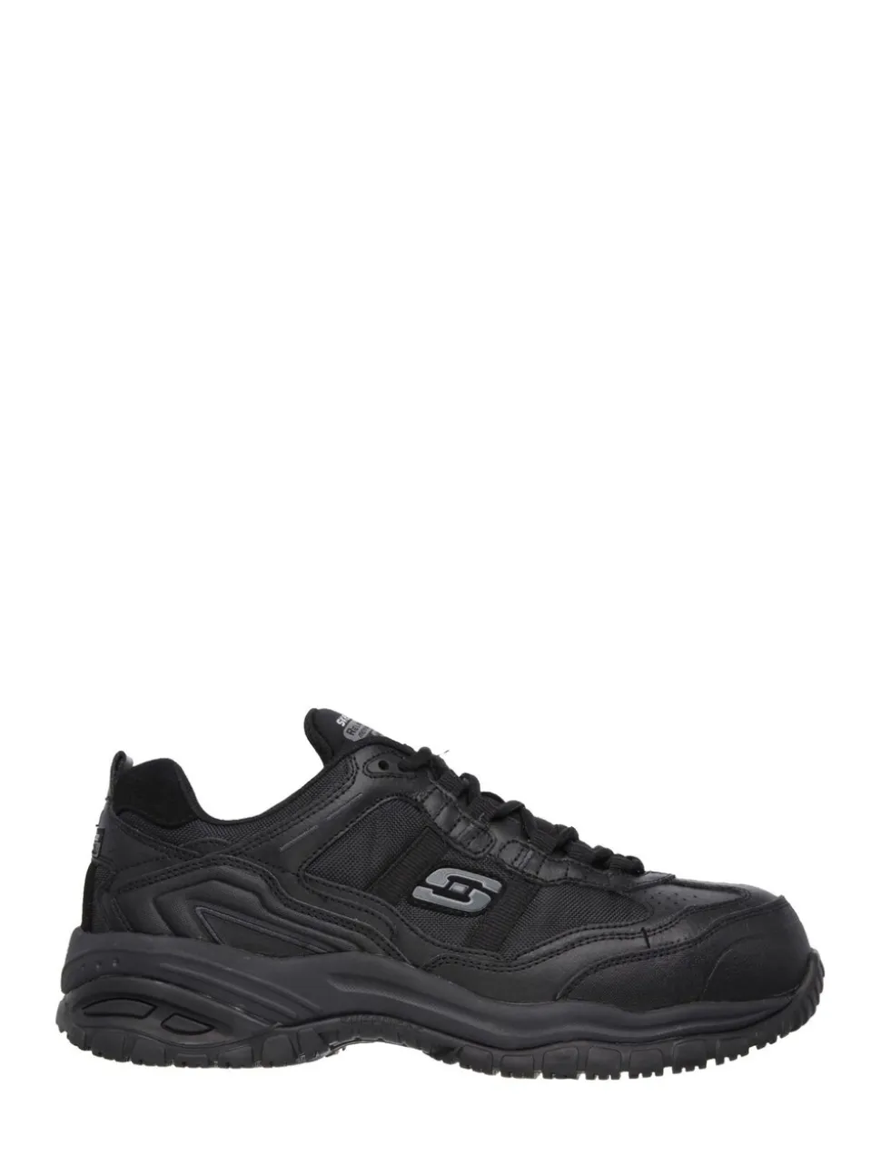 Skechers Black Mens Soft Stride Grinnell Slip Resistant Safety Shoes