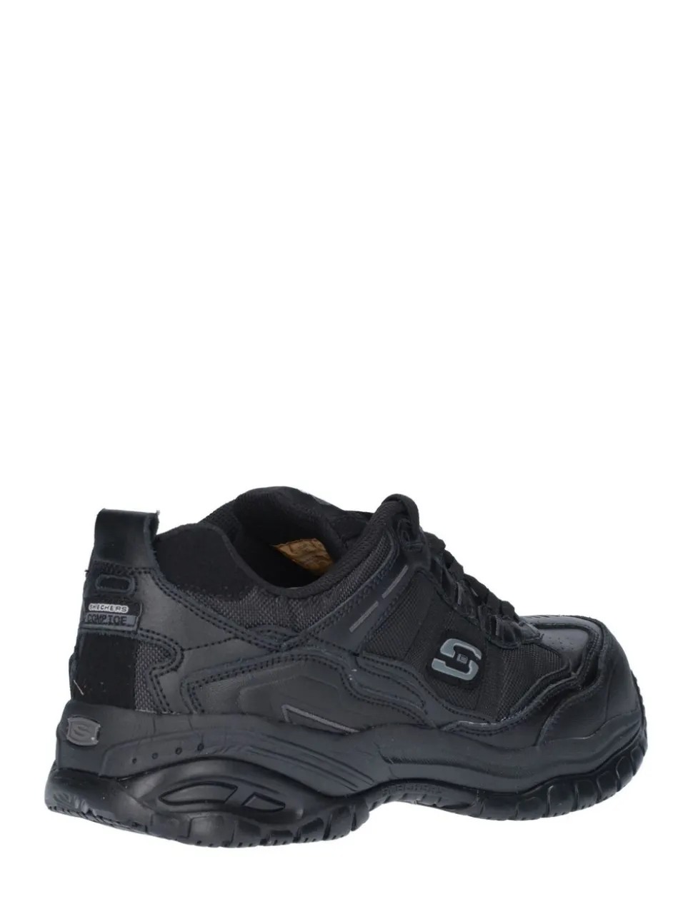 Skechers Black Mens Soft Stride Grinnell Slip Resistant Safety Shoes