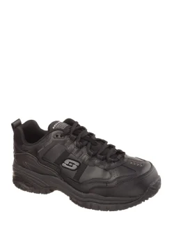 Skechers Black Mens Soft Stride Grinnell Slip Resistant Safety Shoes