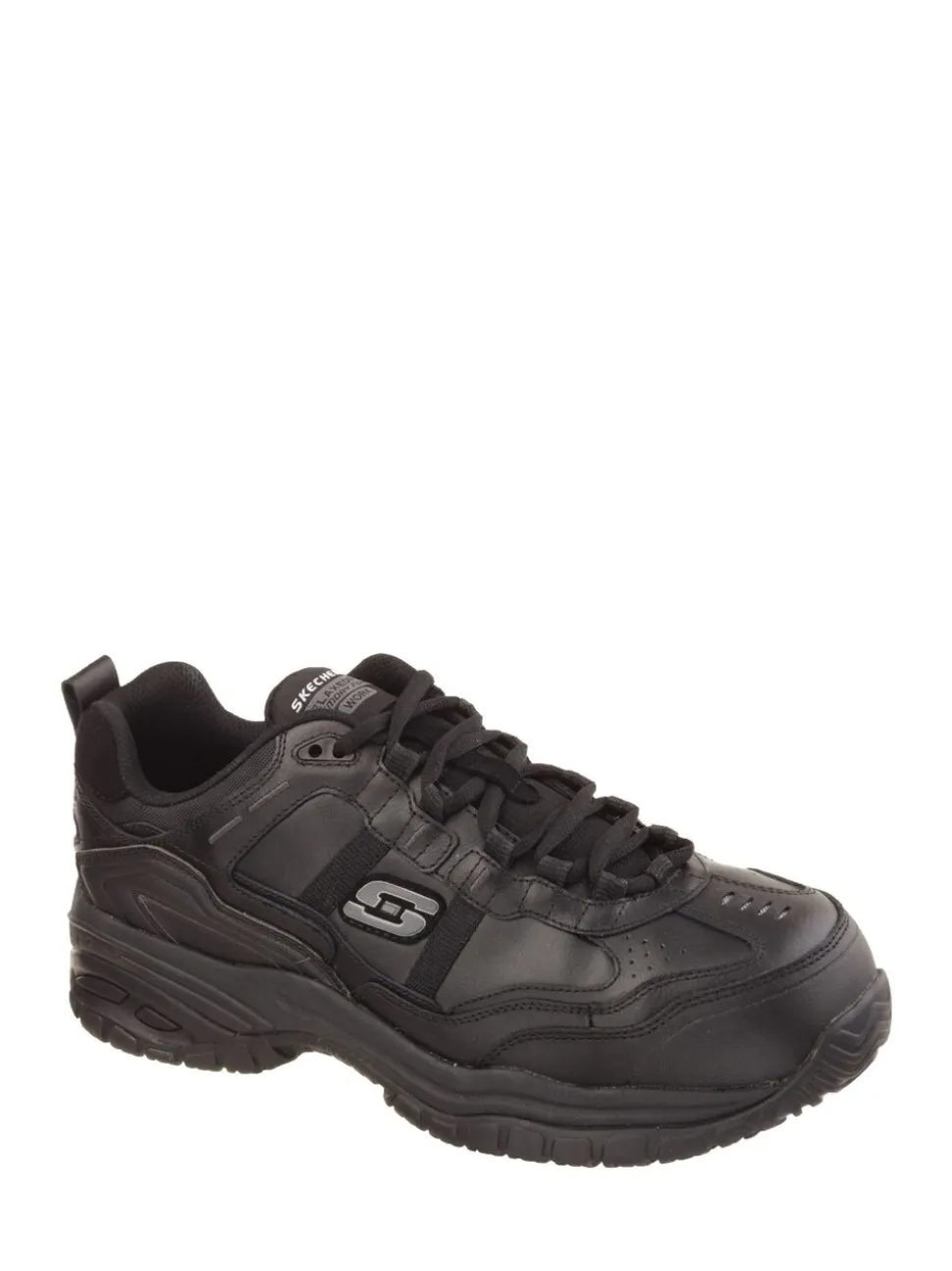 Skechers Black Mens Soft Stride Grinnell Slip Resistant Safety Shoes