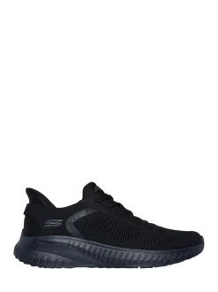 Skechers Black Slip-ins Bobs Sport Squad Chaos Solid Step Trainers