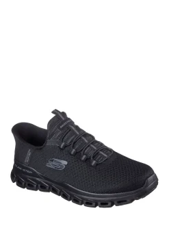Skechers Black Slip-Ons Glide Step Noxus Trainers