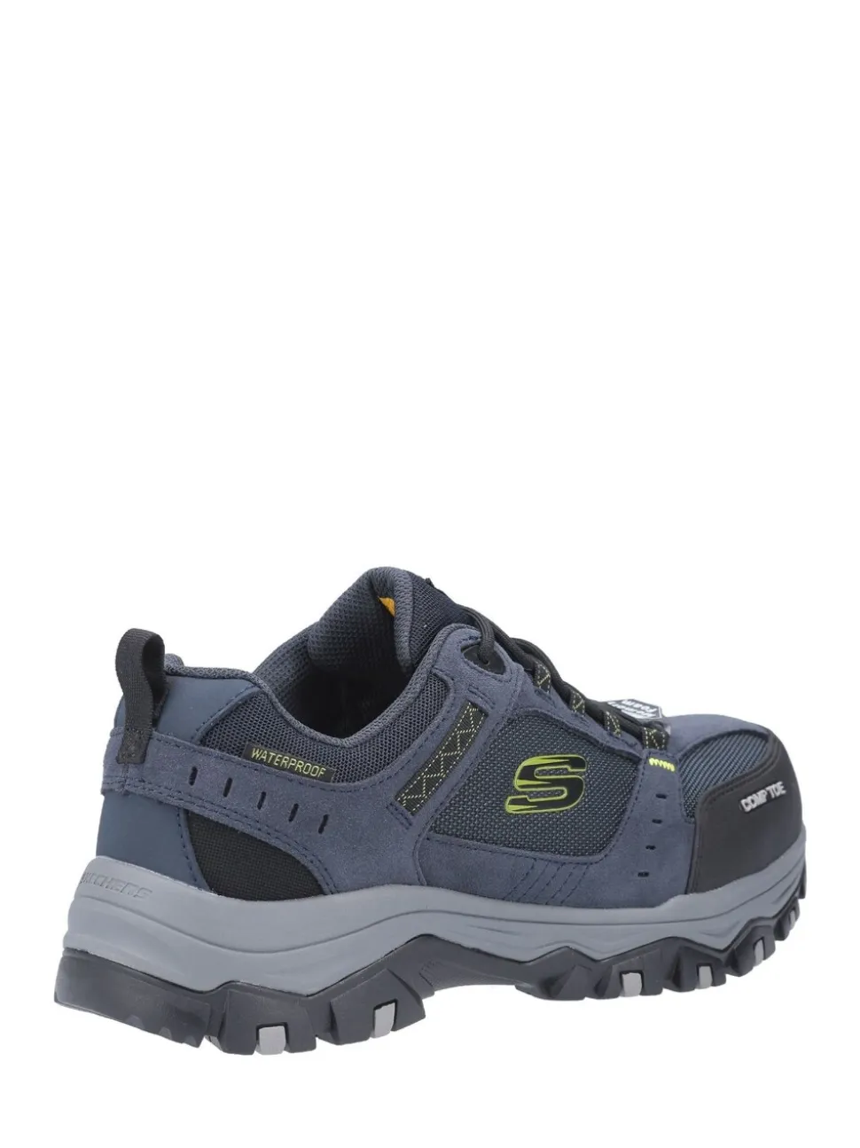 Skechers Blue Greetah Safety Hiker Shoes with Composite Toe