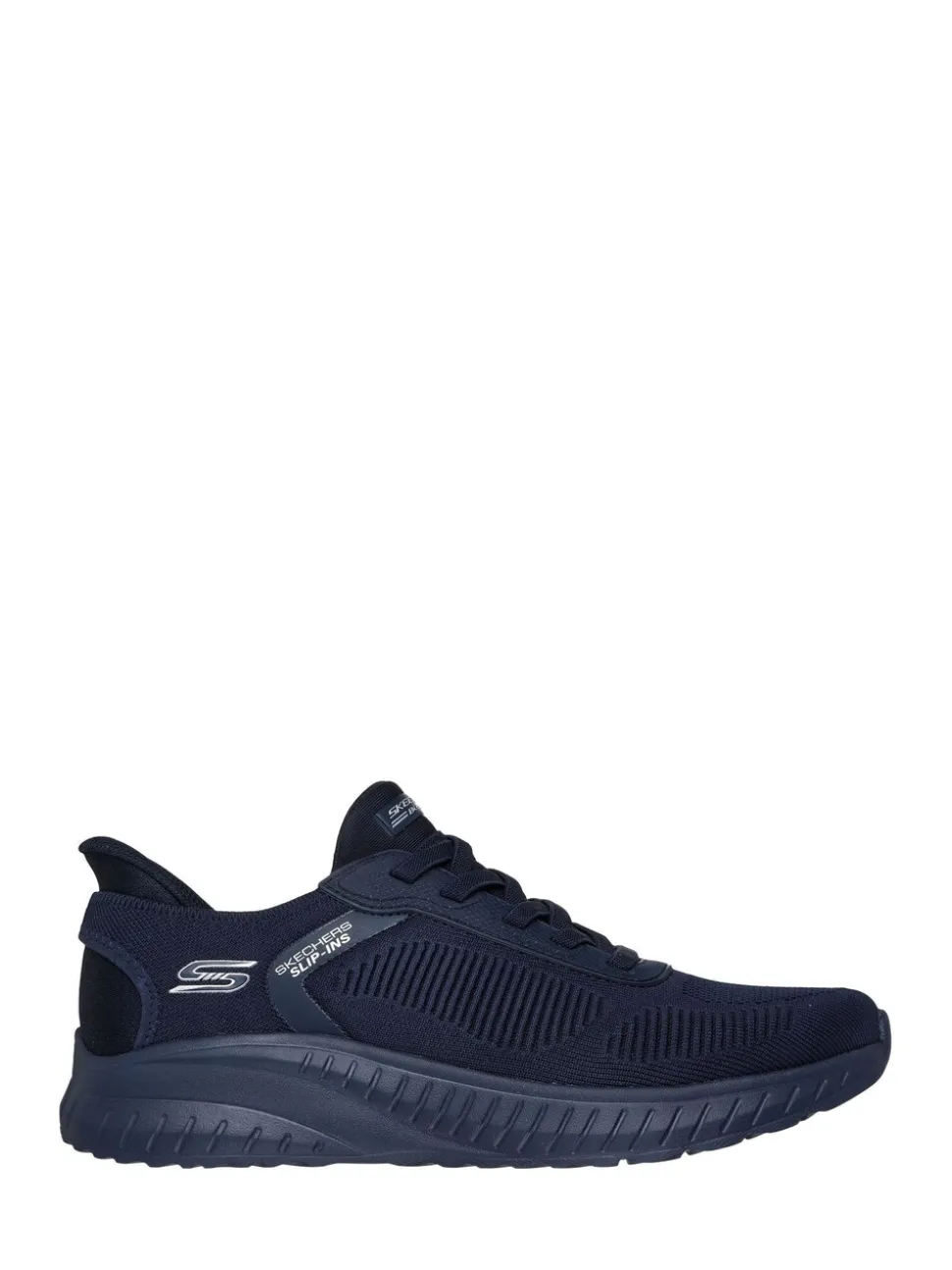 Skechers Blue Slip-ins Bobs Sport Squad Chaos Solid Step Trainers