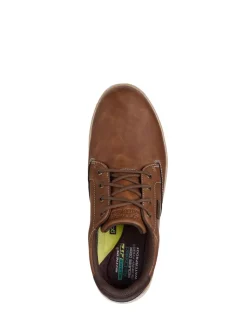 Skechers Brown Mens Garlan Shoes
