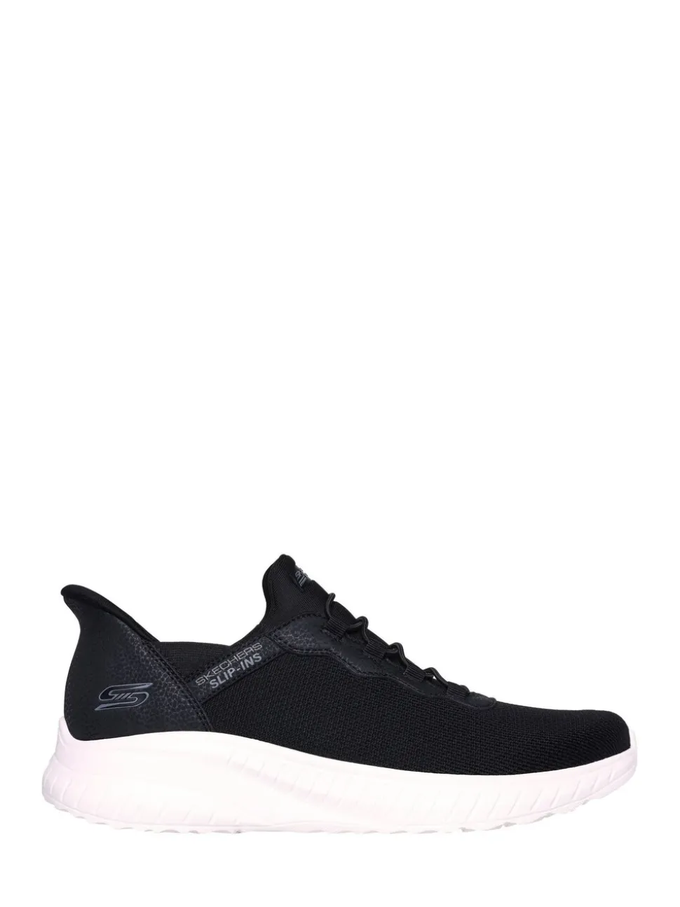 Skechers Dark Black Bobs Squad Chaos Daily Hype Slip In Trainers
