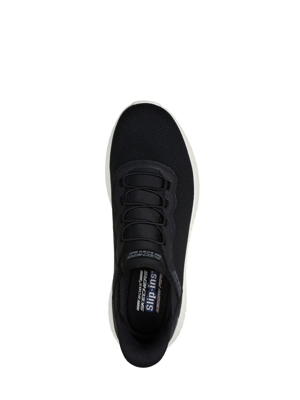 Skechers Dark Black Bobs Squad Chaos Daily Hype Slip In Trainers