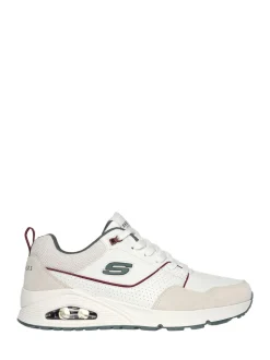 Skechers White Uno Retro One Trainers