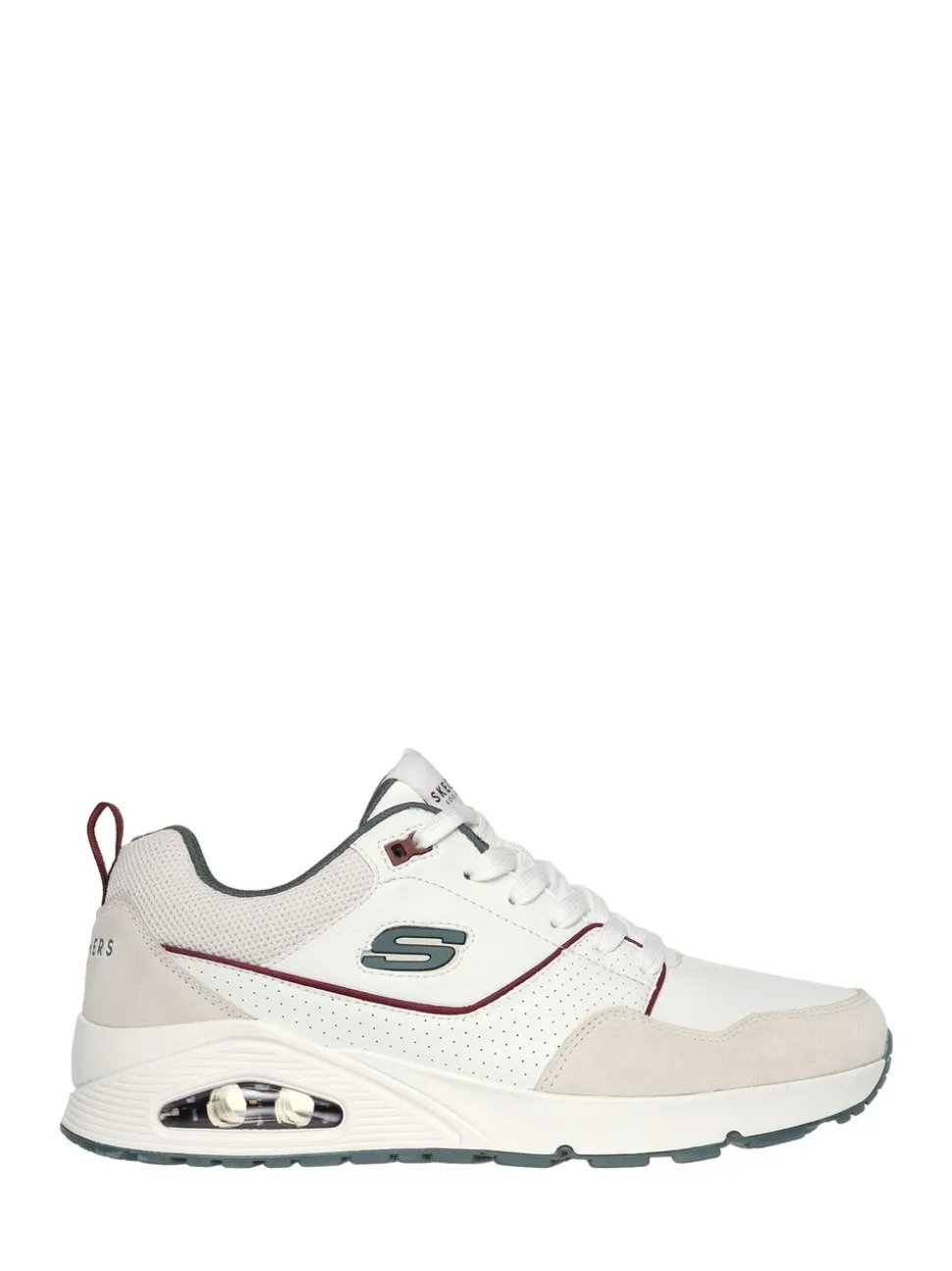 Skechers White Uno Retro One Trainers