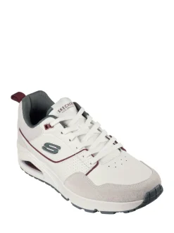 Skechers White Uno Retro One Trainers
