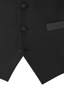 Skopes Black Cavendish Single Breasted Dinner Suit Waistcoat