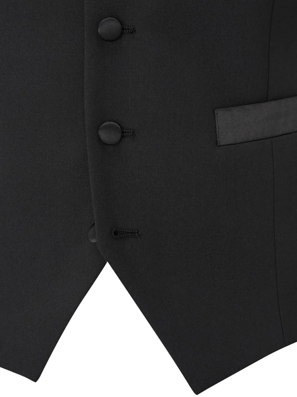 Skopes Black Cavendish Single Breasted Dinner Suit Waistcoat