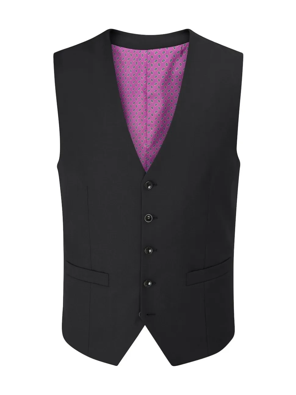 Skopes Black Farnham Single Breasted Suit Waistcoat