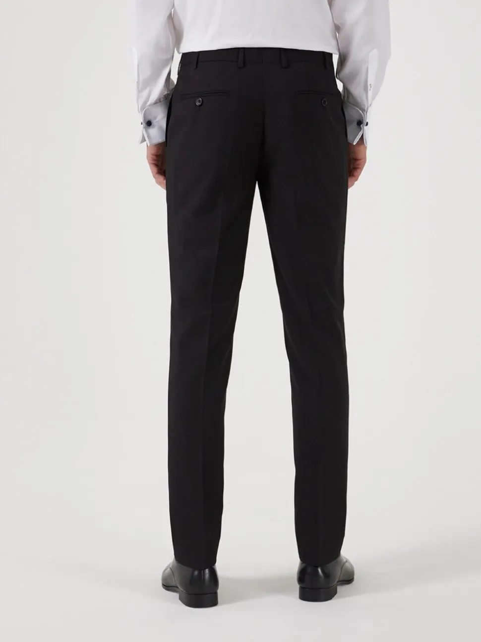 Skopes Black Milan Tapered Fit Suit Trousers