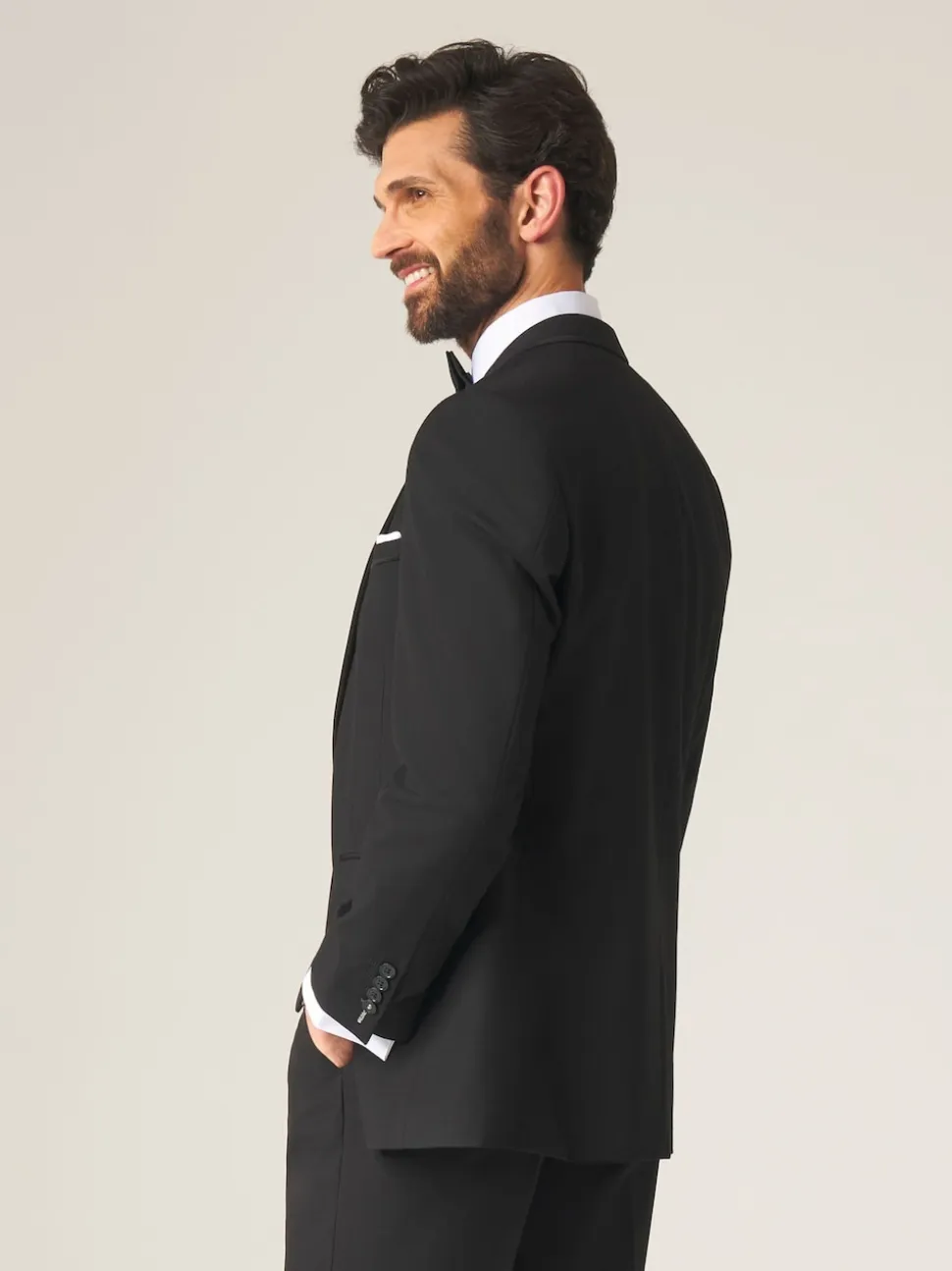 Skopes Black Tailored Fit Ronson Dinner Suit Jacket