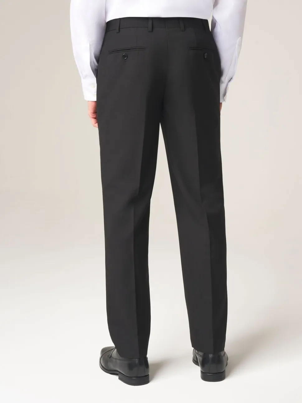 Skopes Black Tailored Fit Madrid Suit: Trousers
