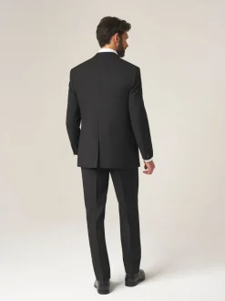 Skopes Black Tailored Fit Madrid Suit: Jacket
