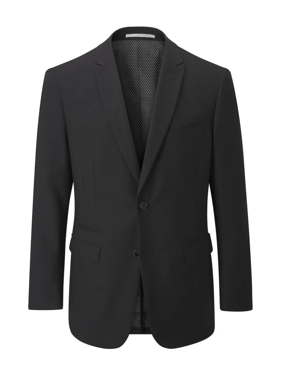 Skopes Black Tailored Fit Madrid Suit: Jacket