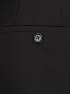 Skopes Black Tapered Fit Sinatra Dinner Suit Trousers