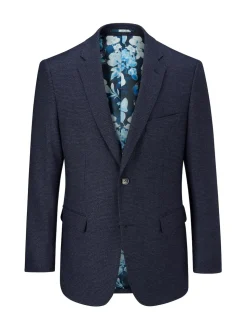 Skopes Blue Boyd Puppytooth Tailored Fit Suit Jacket
