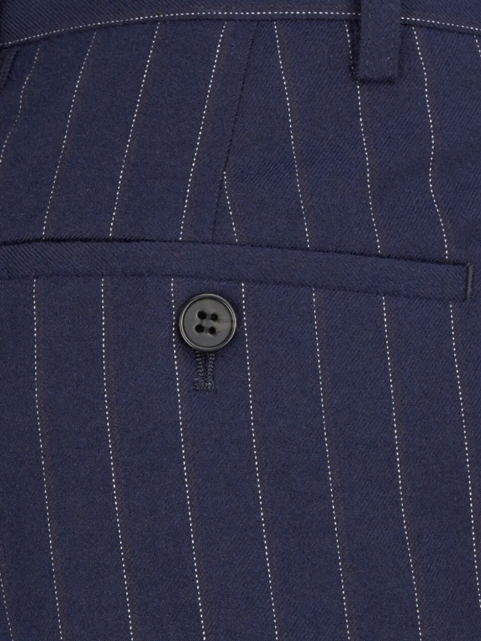 Skopes Blue Declan Suit Tapered Slim Fit Pinstripe Trousers
