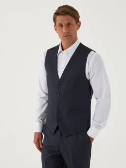 Skopes Blue Farnham Single Breasted Suit Waistcoat