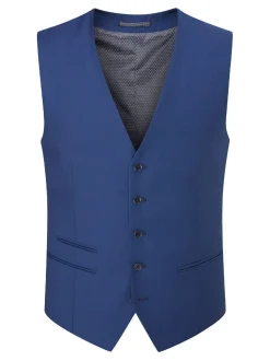 Skopes Blue Kennedy Regular Fit Suit Waistcoat
