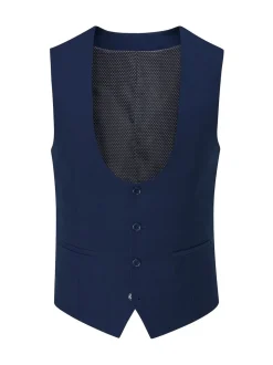 Skopes Blue Milan Scoop Slim Fit Suit Waistcoat