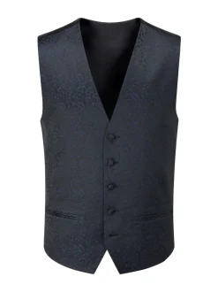 Skopes Blue Party Paisley Waistcoat