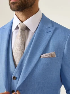 Skopes Blue Slim Tailored Fit Redding Suit: Jacket