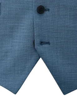 Skopes Blue Tailored Fit Lucien Suit Waistcoat