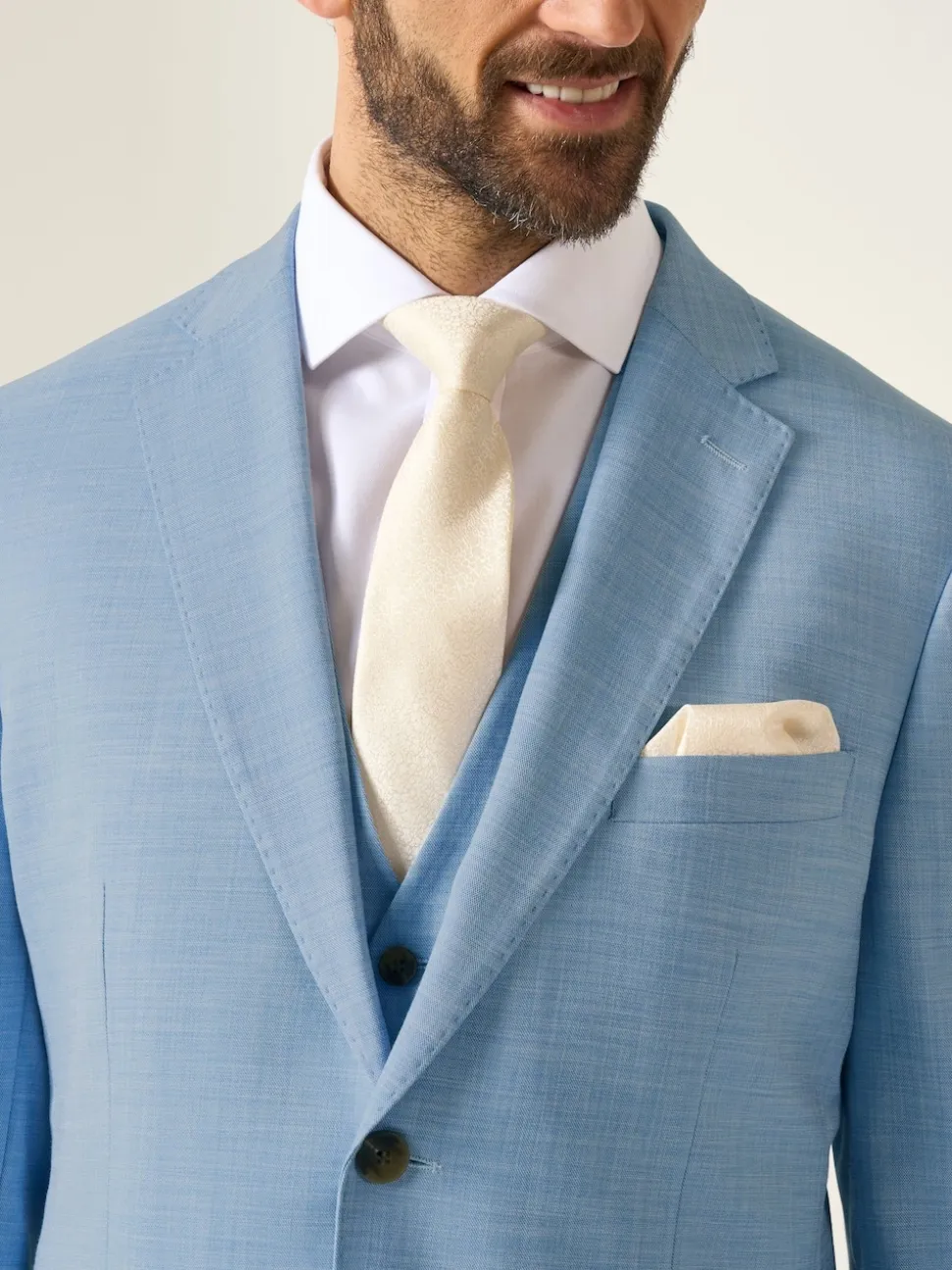Skopes Blue Tailored Fit Lucien Suit Jacket