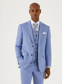 Skopes Blue Tailored Fit Tailored Fit Redding Suit: Jacket
