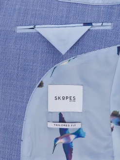 Skopes Blue Tailored Fit Tailored Fit Redding Suit: Jacket