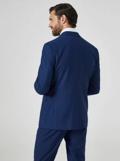 Skopes Blue Tailored Fit Kennedy Suit: Jacket