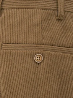 Skopes Brown Dorsey Suit Tailored Fit Corduroy Trousers