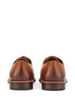 Skopes Brown Plain Derby Shoes