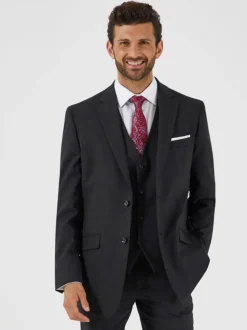 Skopes Charcoal Grey Wool Rich Darwin Suit Jacket
