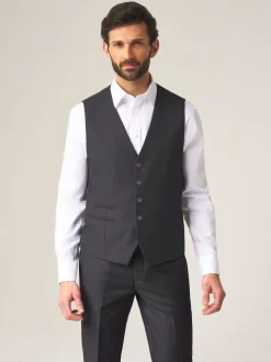 Skopes Dark Grey Madrid Regular Fit Suit Waistcoat