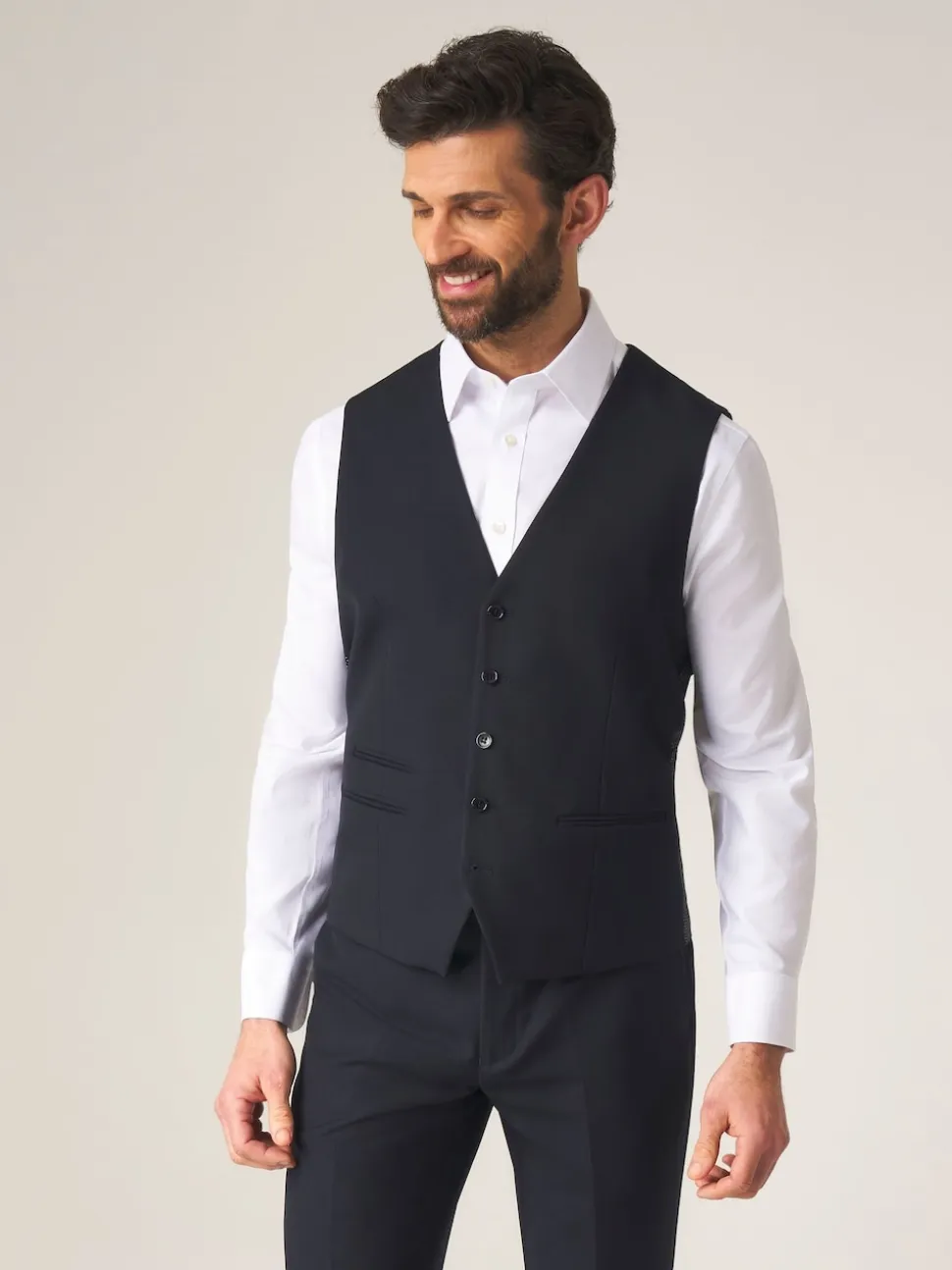 Skopes Dark Navy Blue Madrid Regular Fit Suit Waistcoat