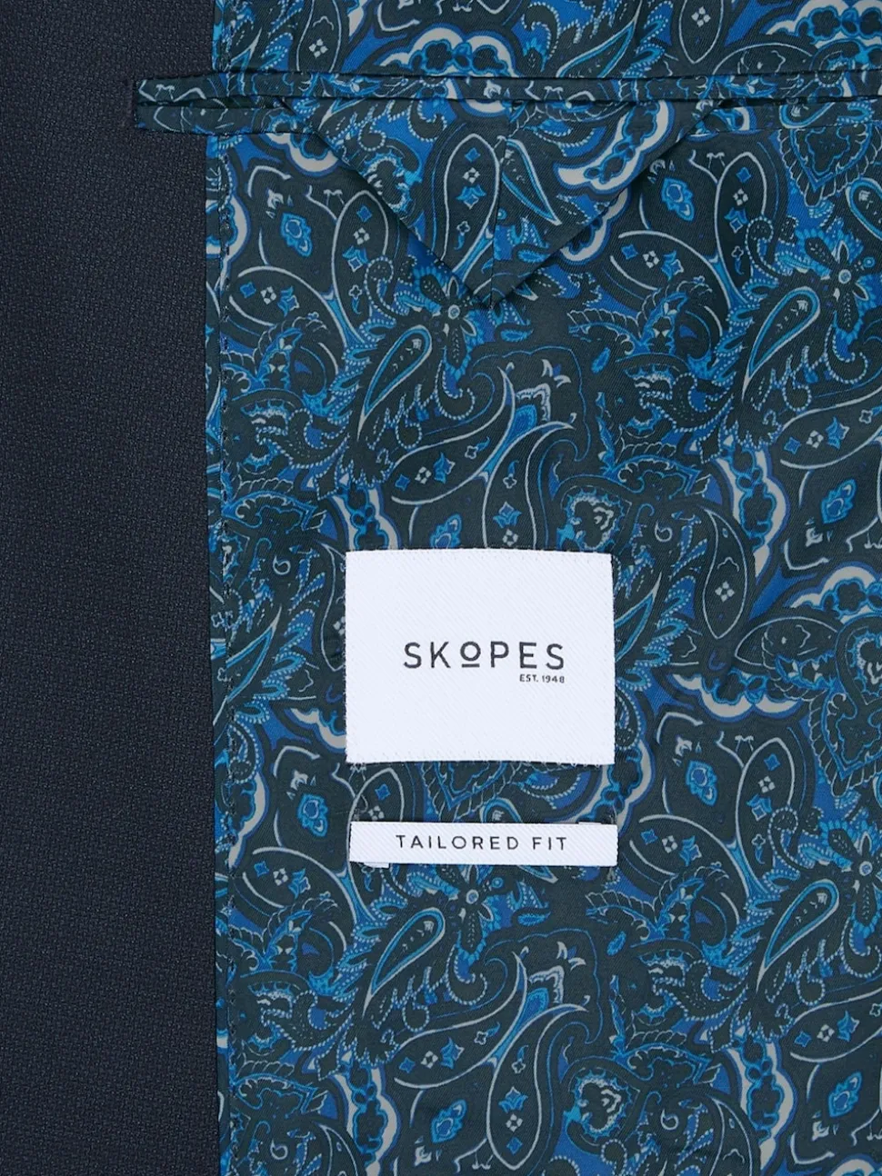 Skopes Dark Navy Blue Slim Harcourt Suit Jacket