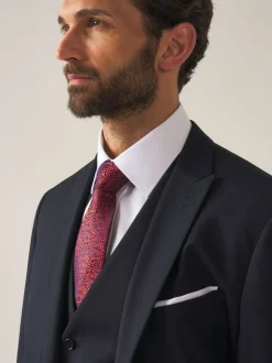 Skopes Dark Navy Blue Tailored Fit Madrid Suit: Jacket