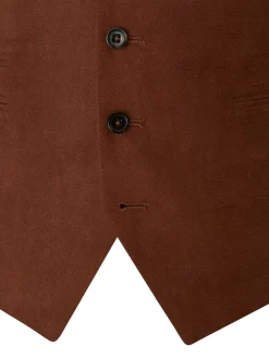 Skopes Ginger Brown Camplin Waistcoat
